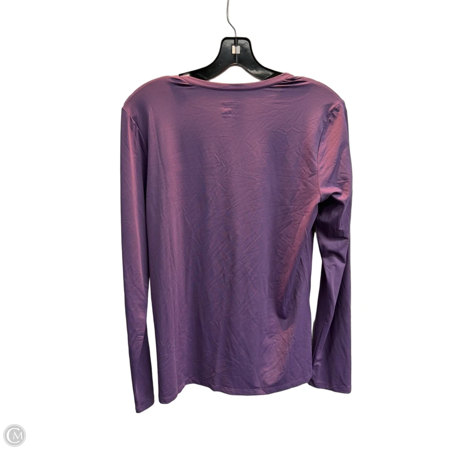 Athletic Top Long Sleeve Crewneck By 32 Degrees In Purple, Size: M