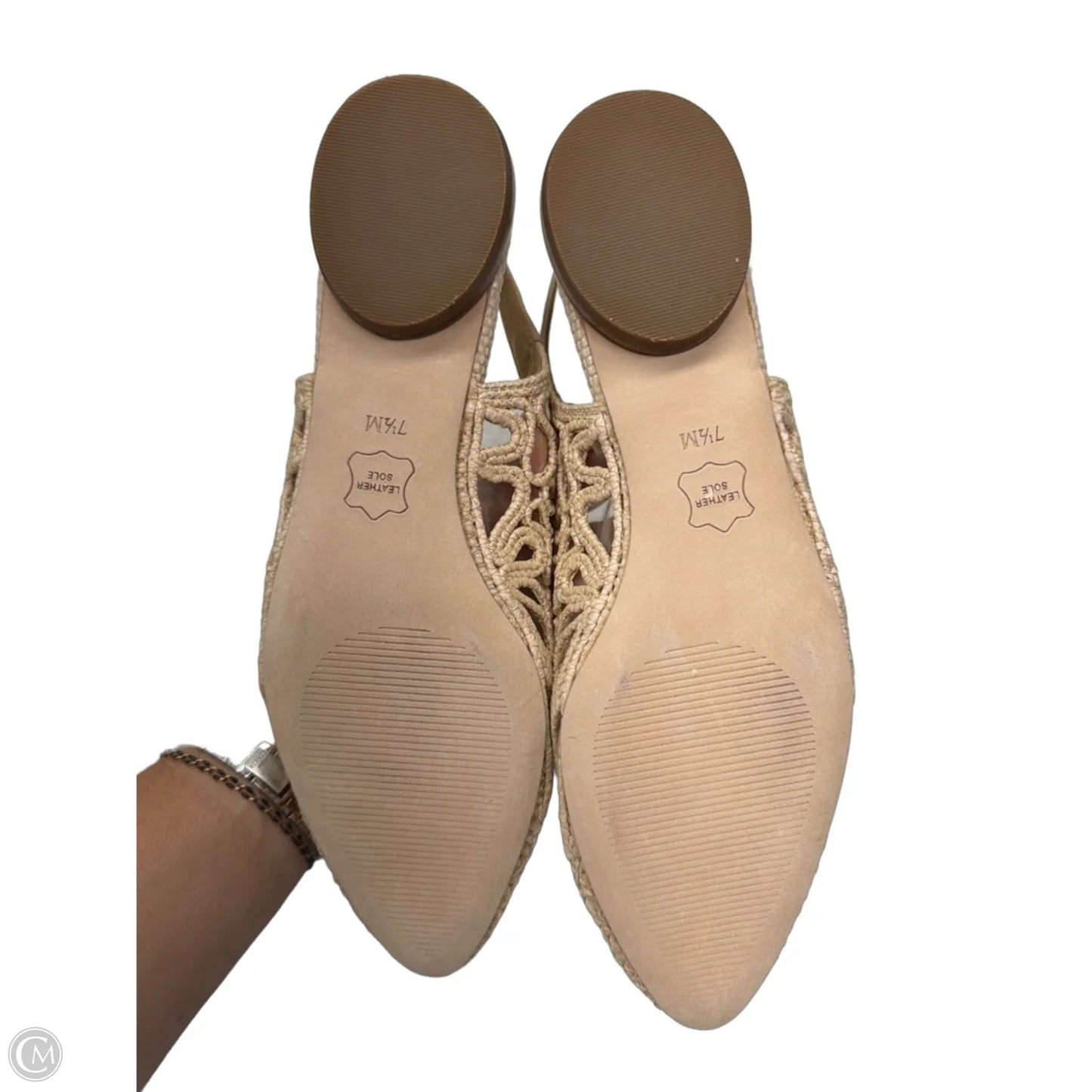 Shoes Flats By Talbots In Cream, Size: 7.5
