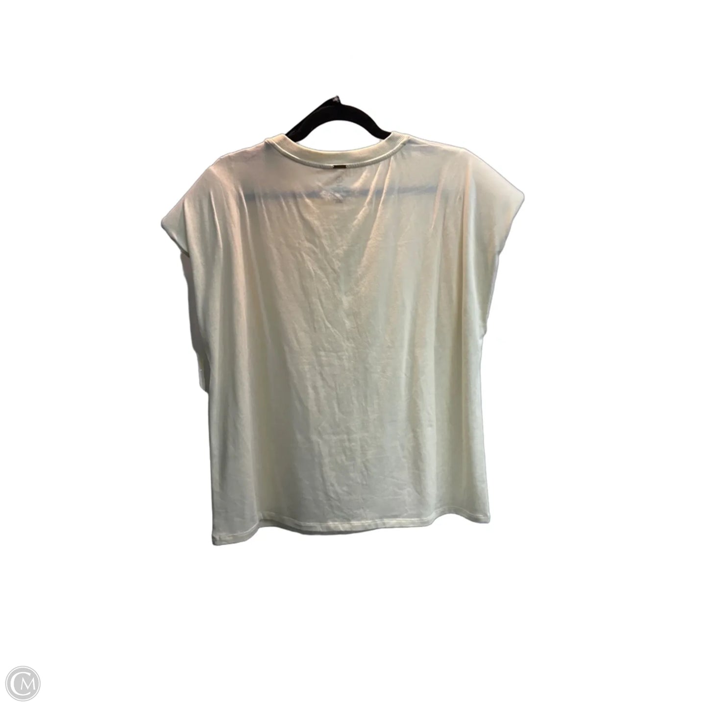 Top Sleeveless By Clothes Mentor In Cream, Size: L