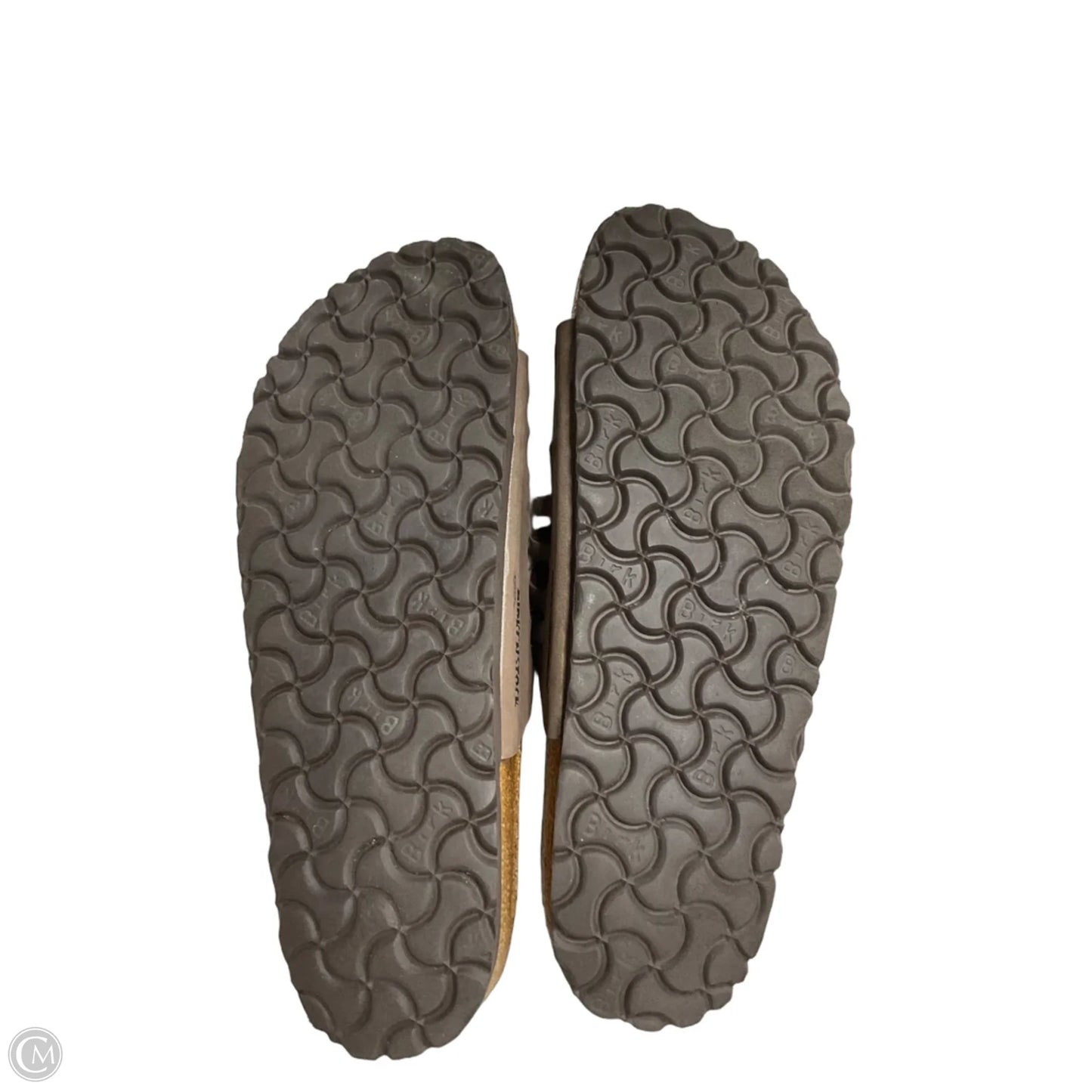 Sandals Flats By Birkenstock In Brown, Size: 9