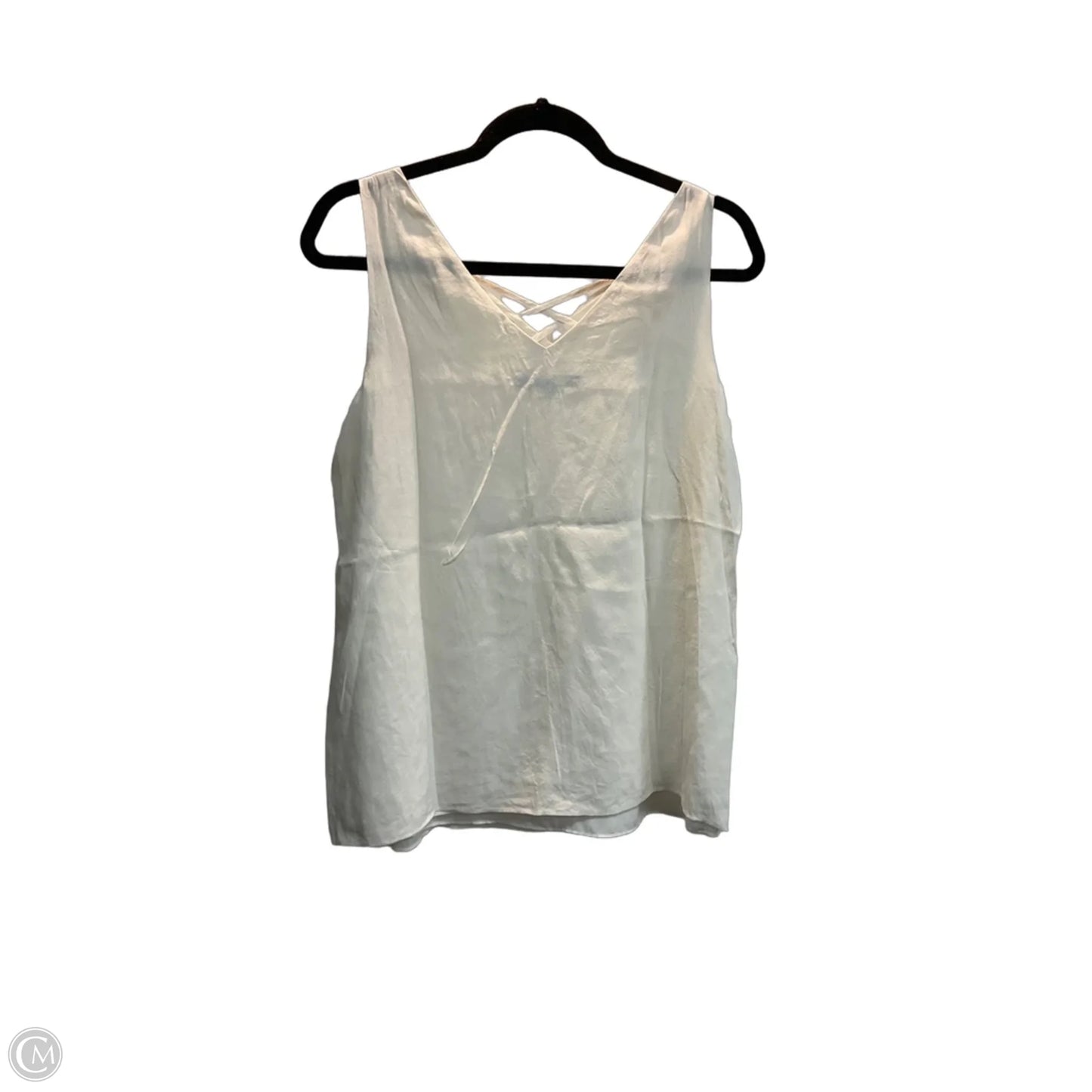Top Sleeveless By Antonio Melani In White, Size: S