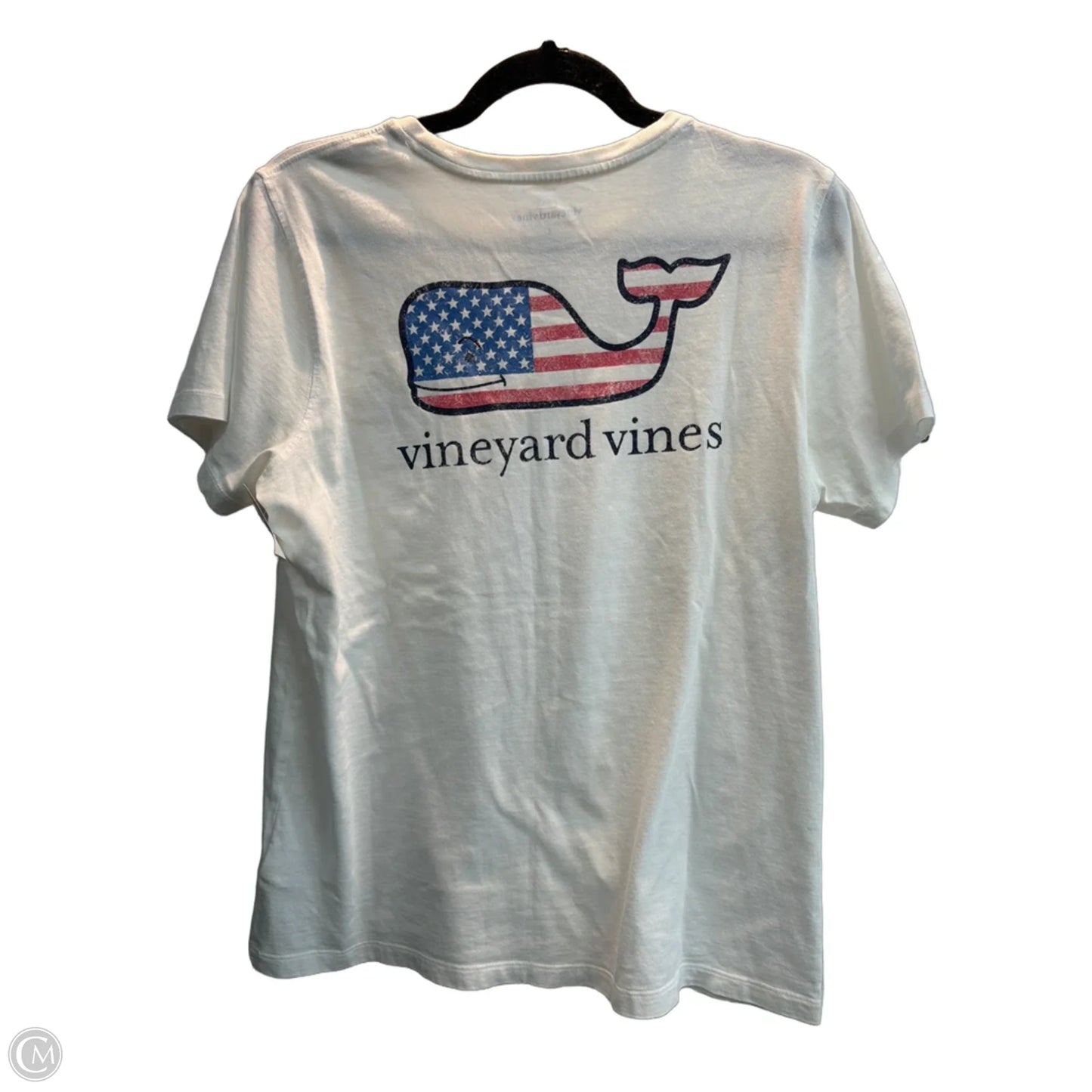 Top Short Sleeve Basic By Vineyard Vines In White, Size: L