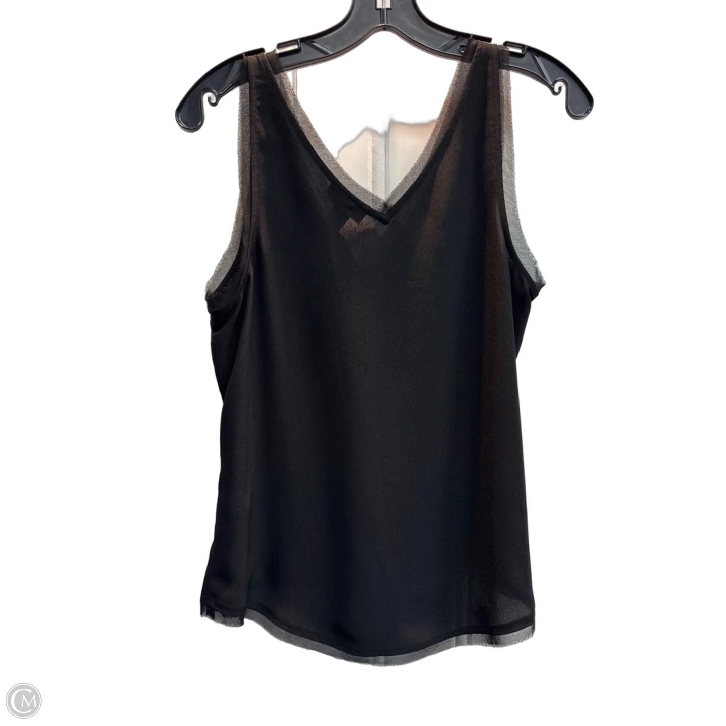 Top Sleeveless By Halogen In Black, Size: S