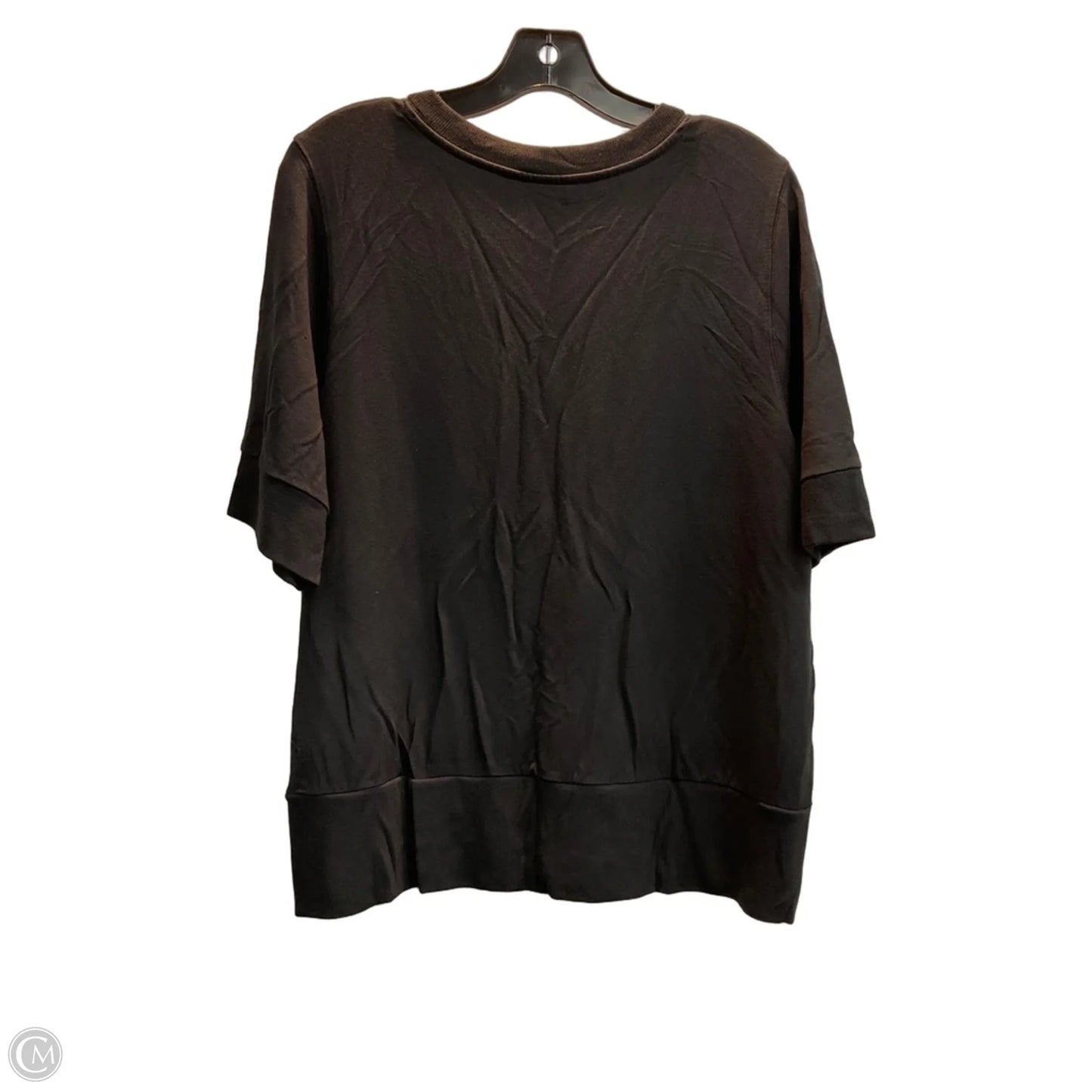 Top Short Sleeve By Athleta In Black, Size: Xl