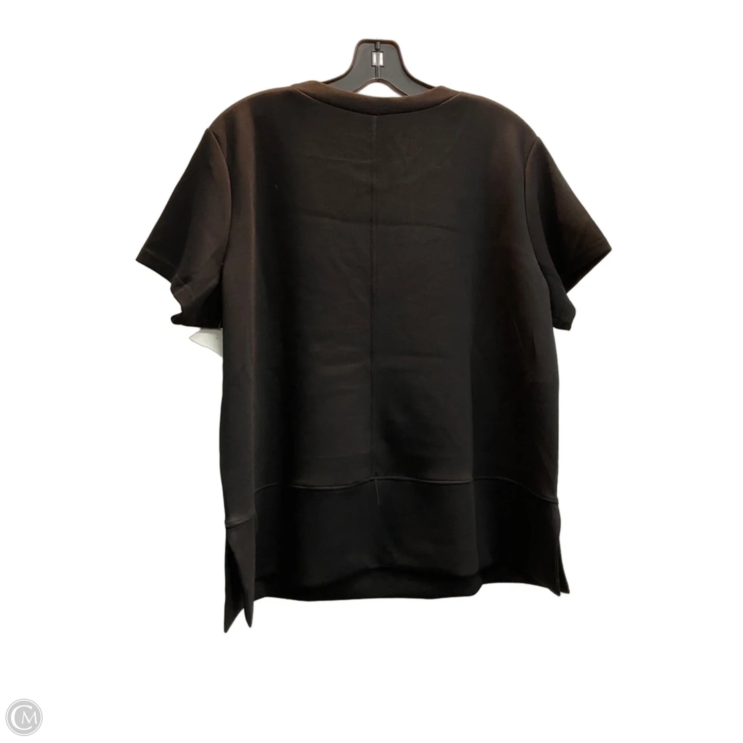 Top Short Sleeve Basic By Clothes Mentor In Black, Size: Xl