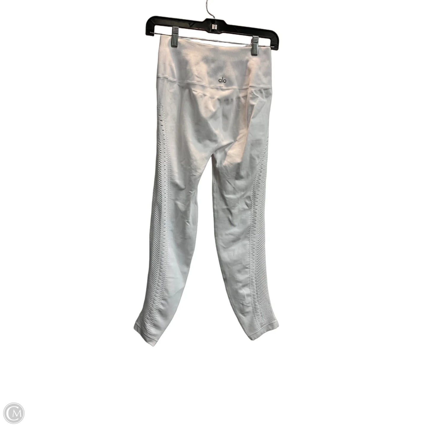 Athletic Leggings By Alo In White, Size: M