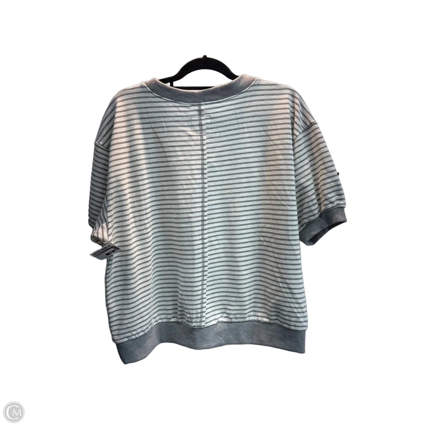 Top Short Sleeve By Umgee In Striped Pattern, Size: S