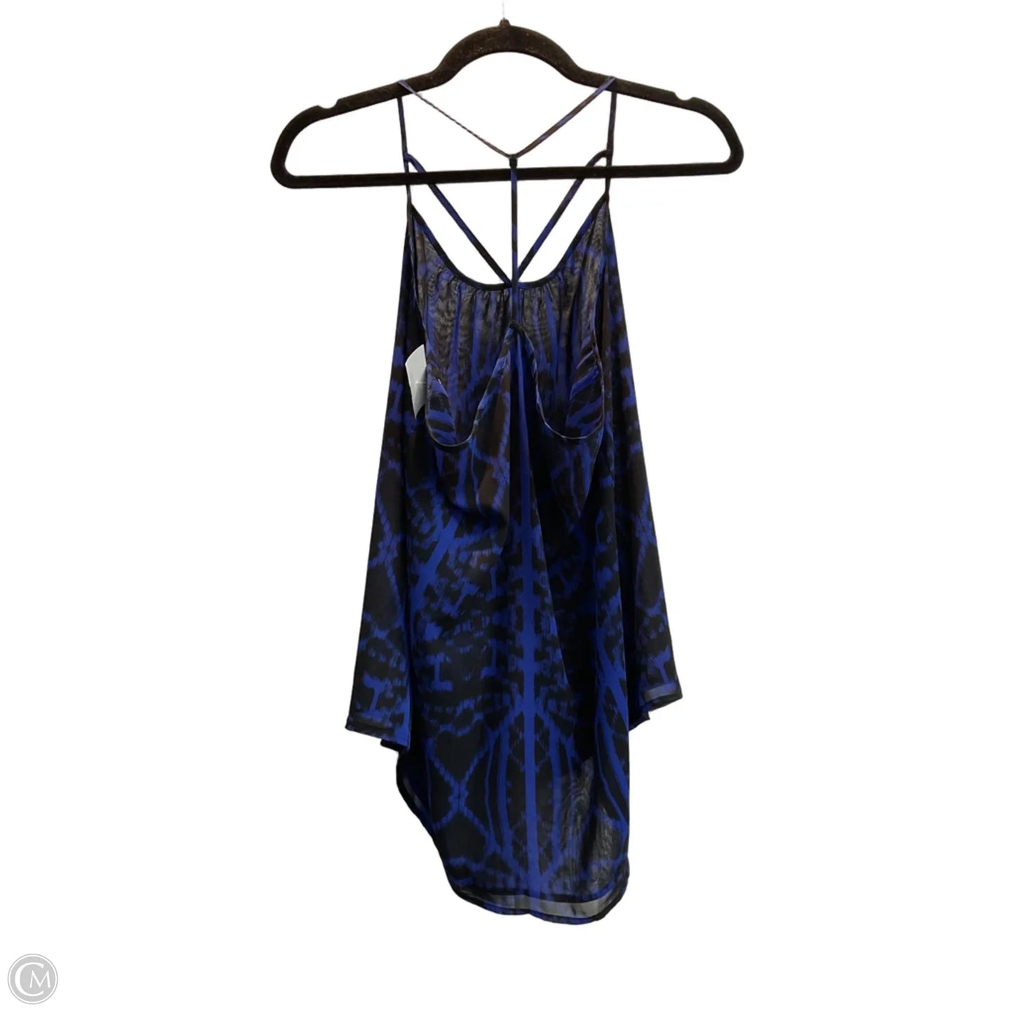 Top Cami By Express In Black & Blue, Size: M