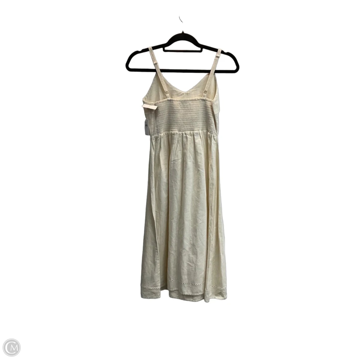 Dress Casual Midi By Old Navy In Cream, Size: Xs