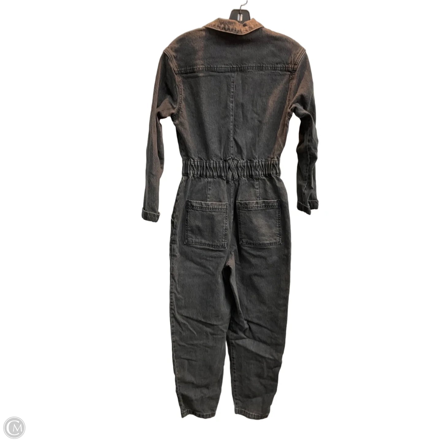Jumpsuit By Universal Thread In Black Denim, Size: Xxs