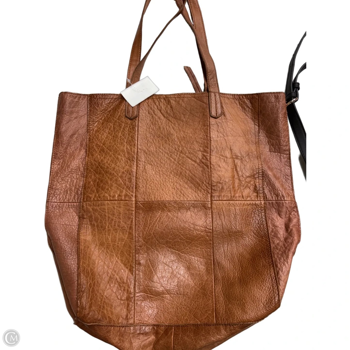 Tote Leather By Clothes Mentor, Size: Large