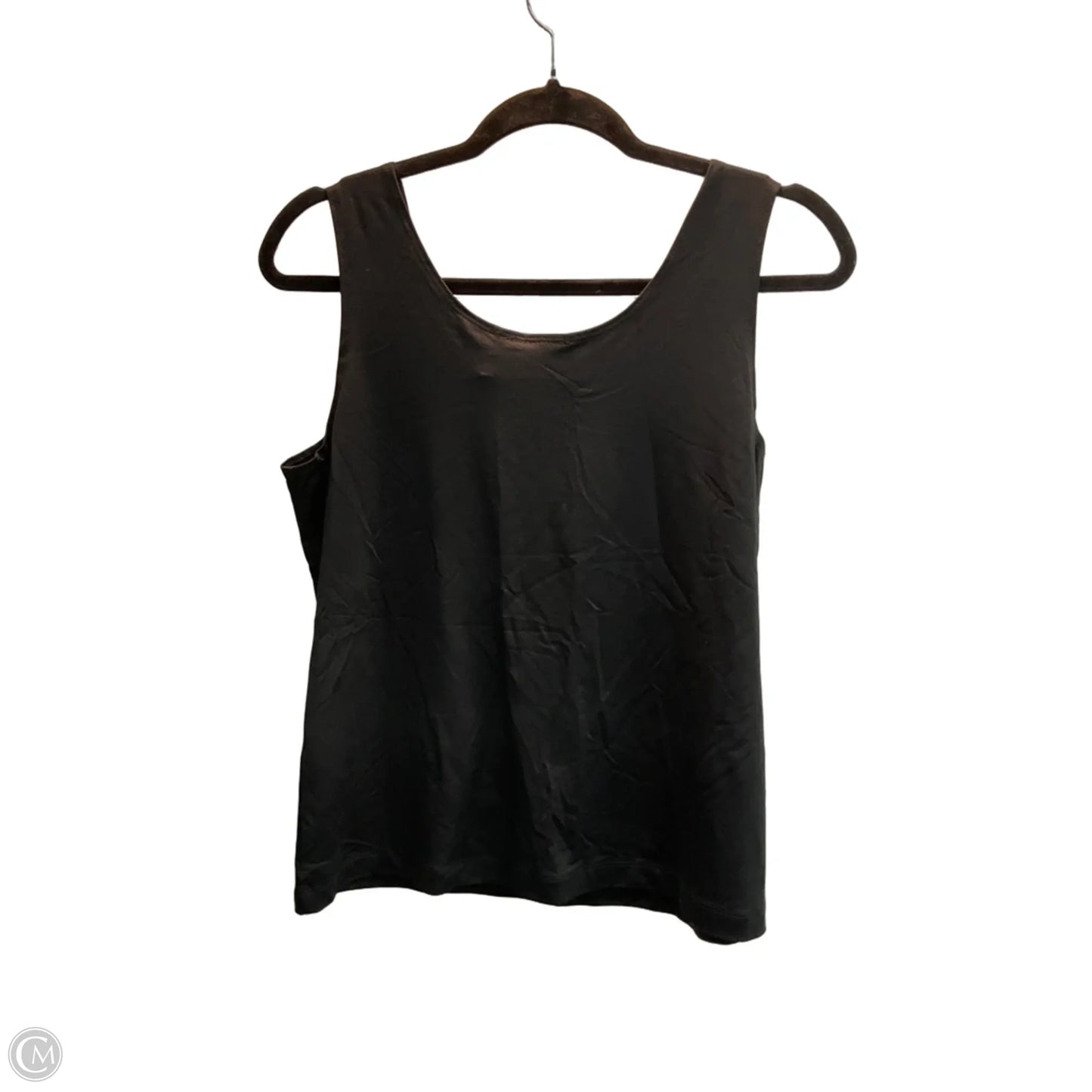 Top Sleeveless Basic By Chicos In Black, Size: L