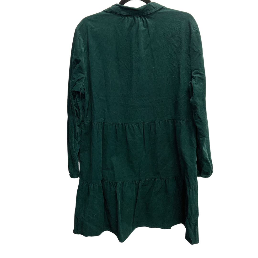 Dress Casual Midi By J. Crew In Green, Size: Xxl