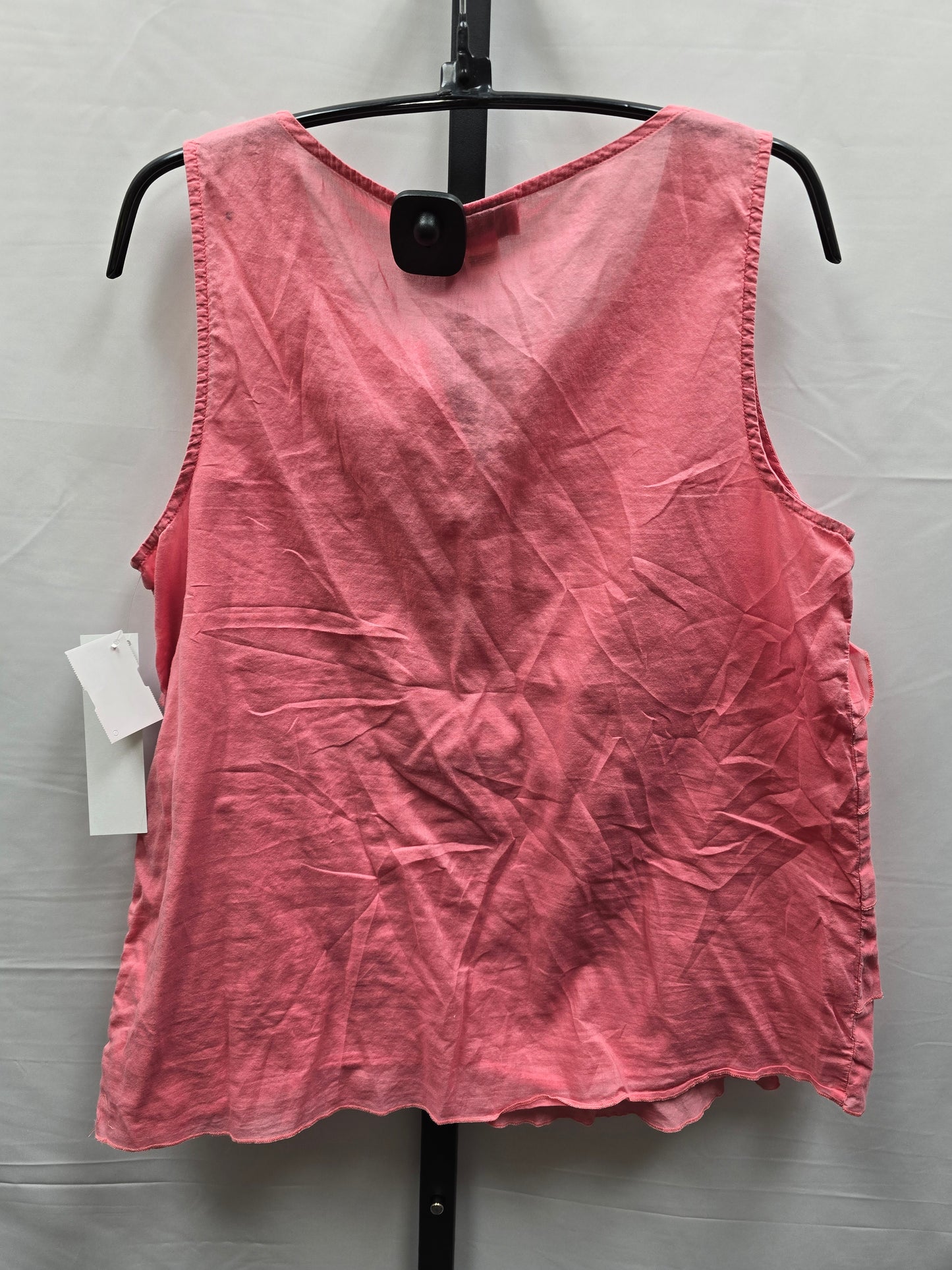 Pink Top Sleeveless Loft, Size Petite M