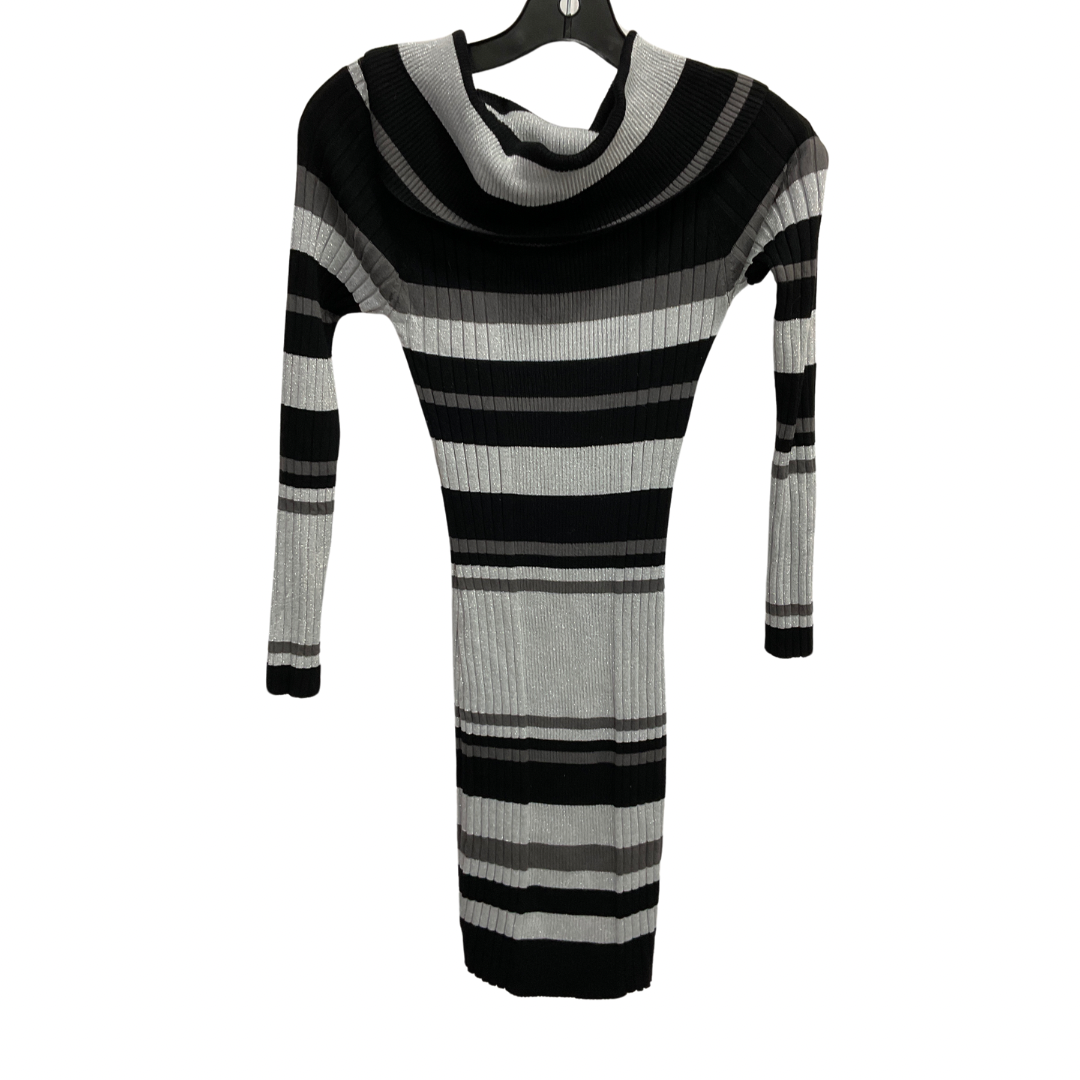 Dress Sweater By No Boundaries In Black & Grey, Size: Xs