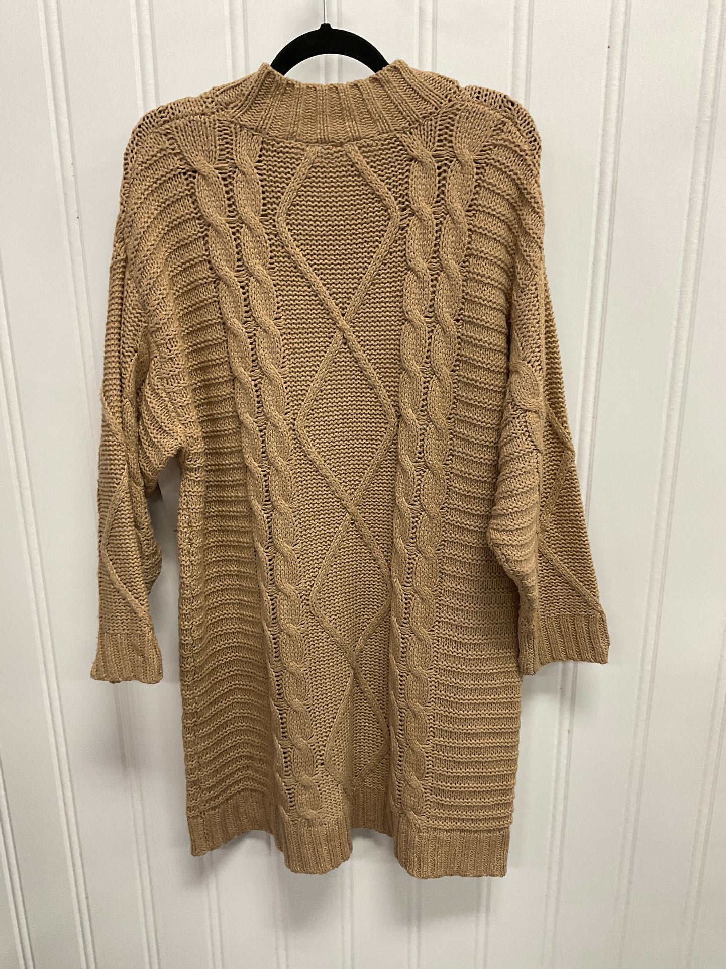 Dress Sweater By Amadi In Tan, Size: Xlp