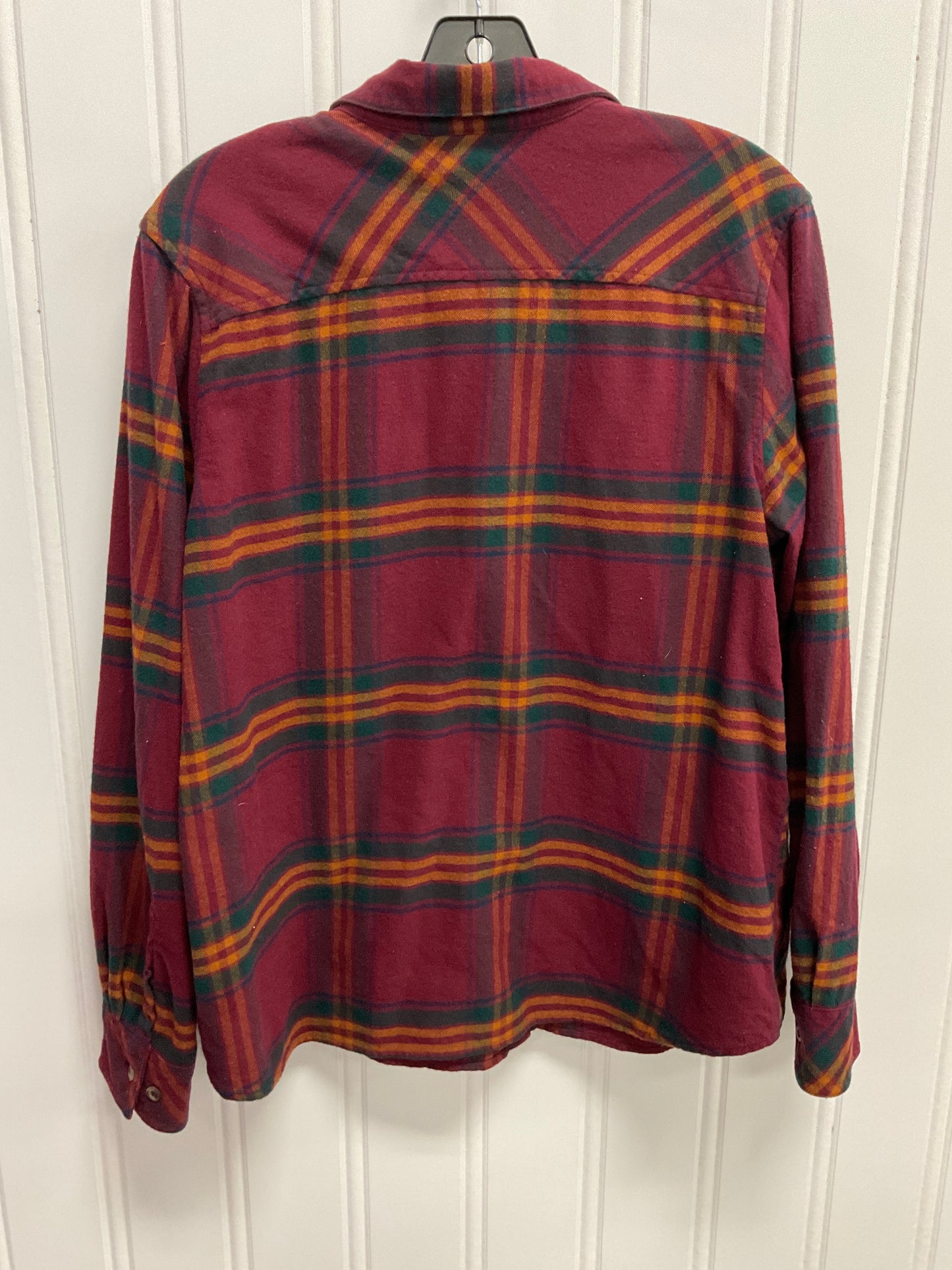 Overalls By Natural Reflections In Plaid Pattern, Size: L