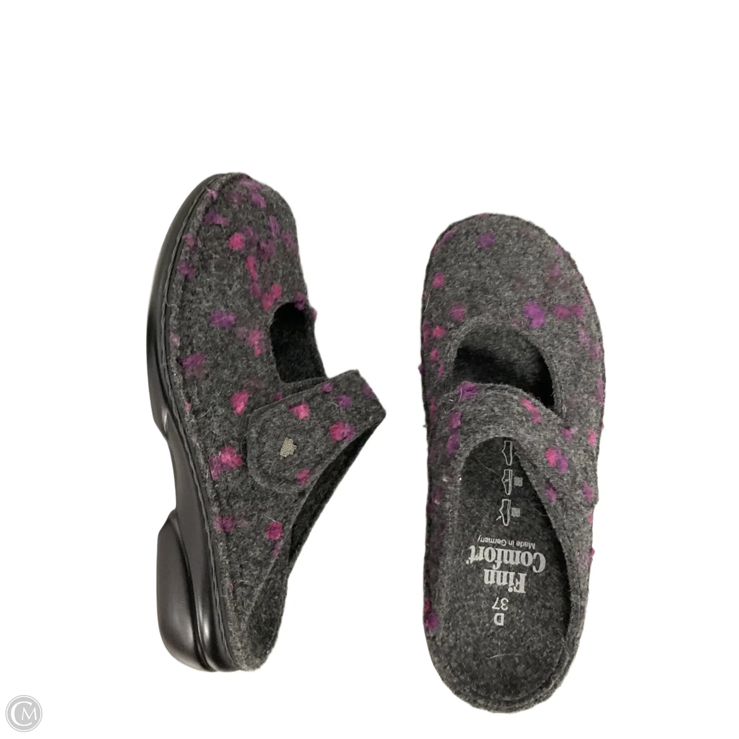 Shoes Flats By Finn Comfort In Grey & Purple, Size: 6.5