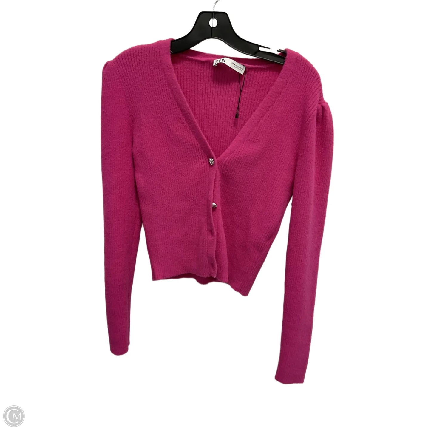 Cardigan By Zara In Pink, Size: M