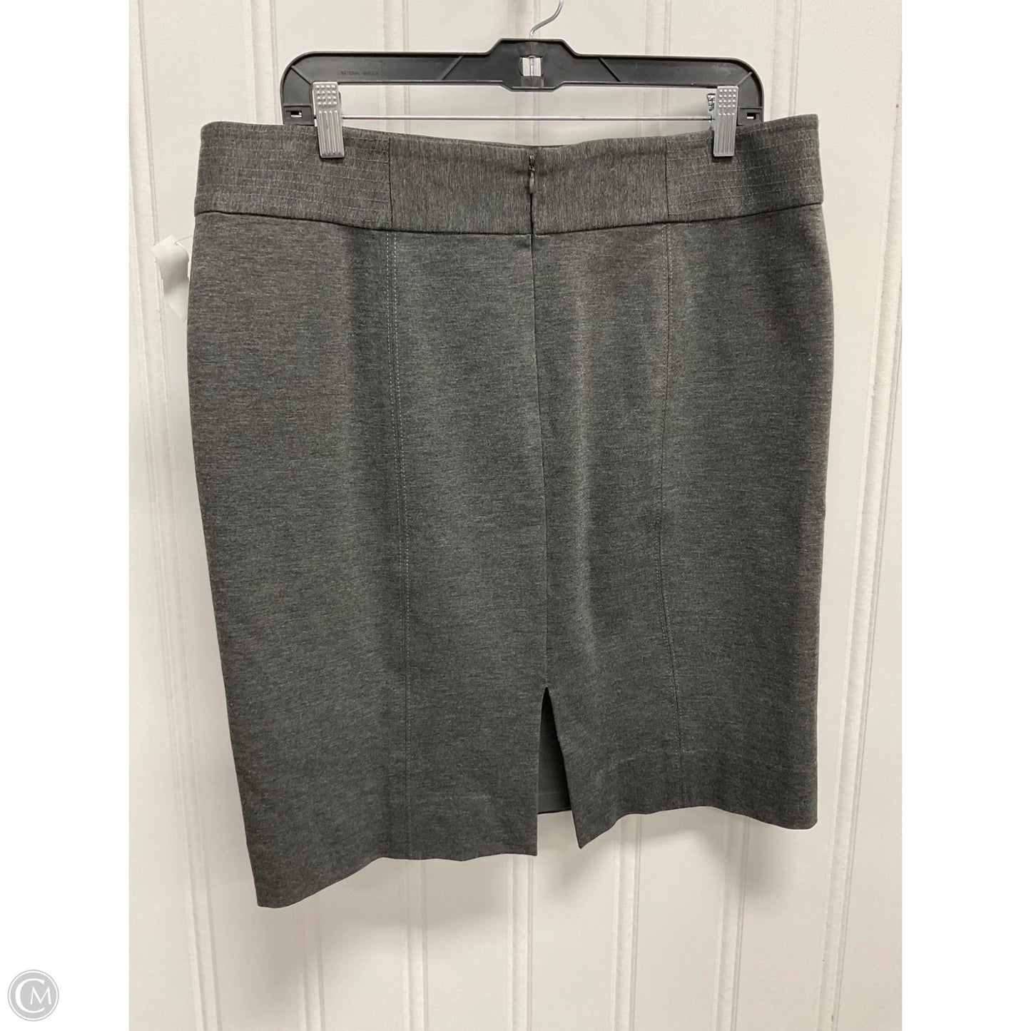 Skirt Midi By White House Black Market In Grey, Size: 14