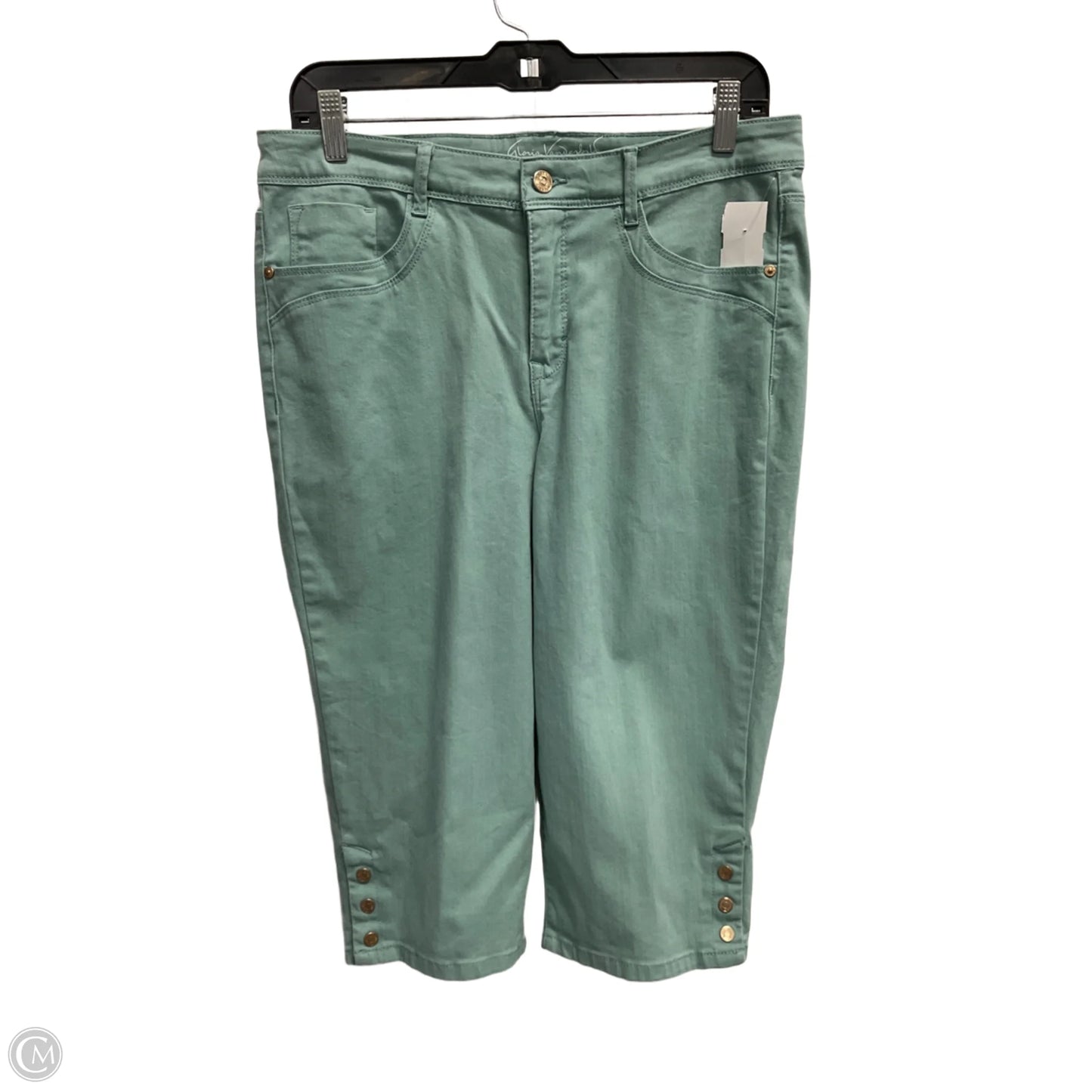 Capris By Gloria Vanderbilt In Blue, Size: 10
