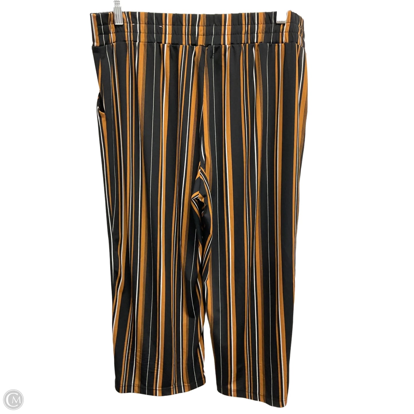 Pants Wide Leg By Maurices In Striped Pattern, Size: L