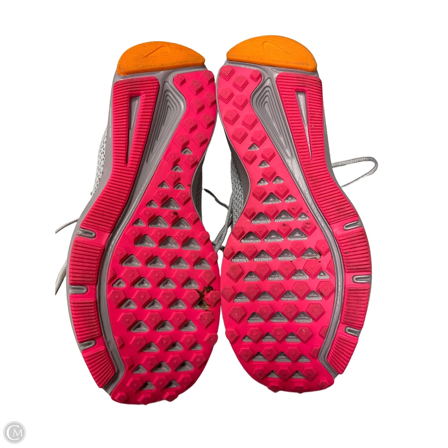 Shoes Athletic By Nike In Grey & Pink, Size: 9