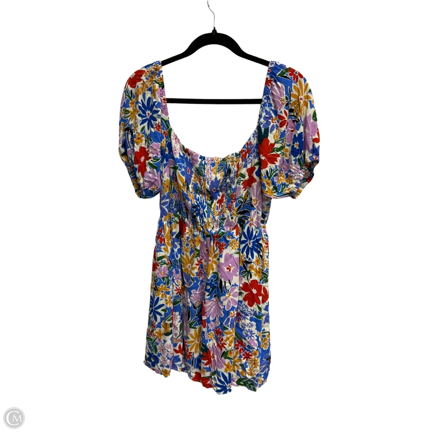 Dress Casual Short By Sugar Lips In Floral Print, Size: M