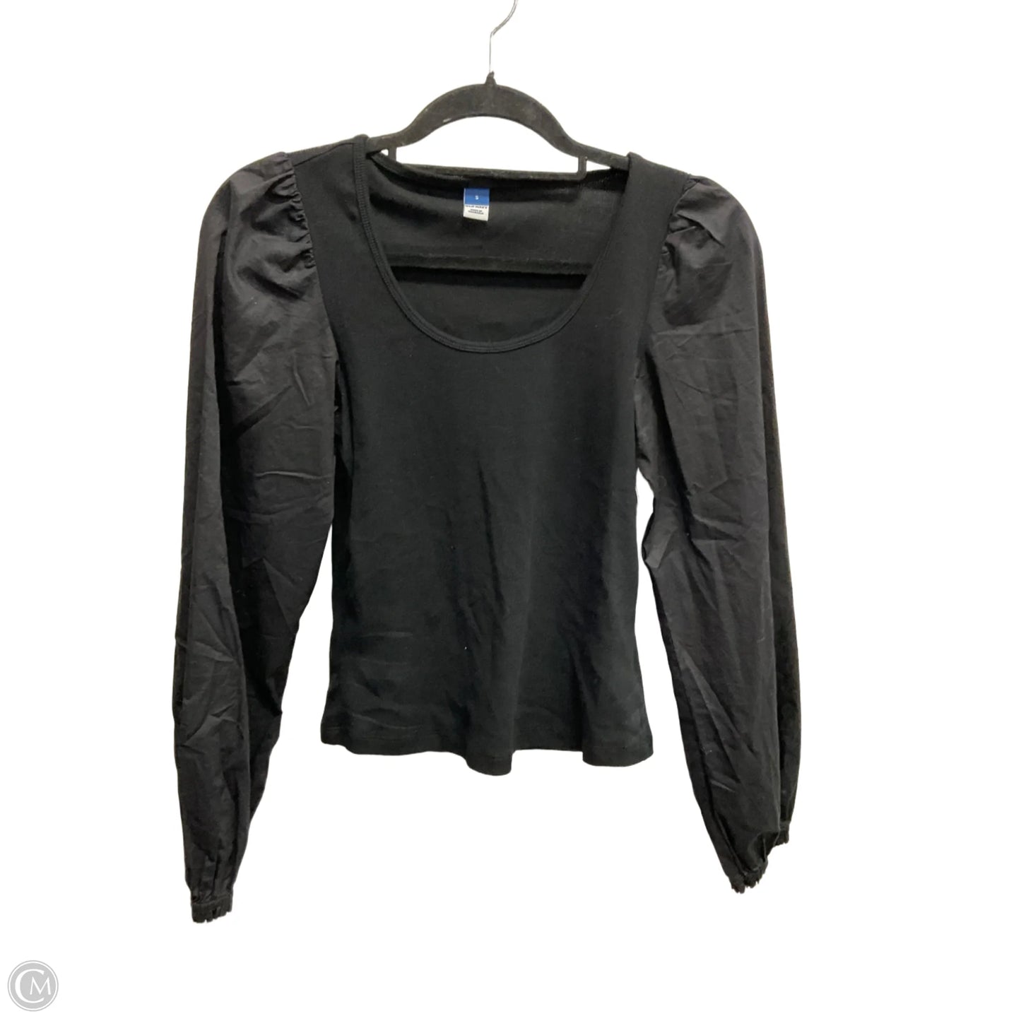Top Long Sleeve Basic By Old Navy In Black, Size: S