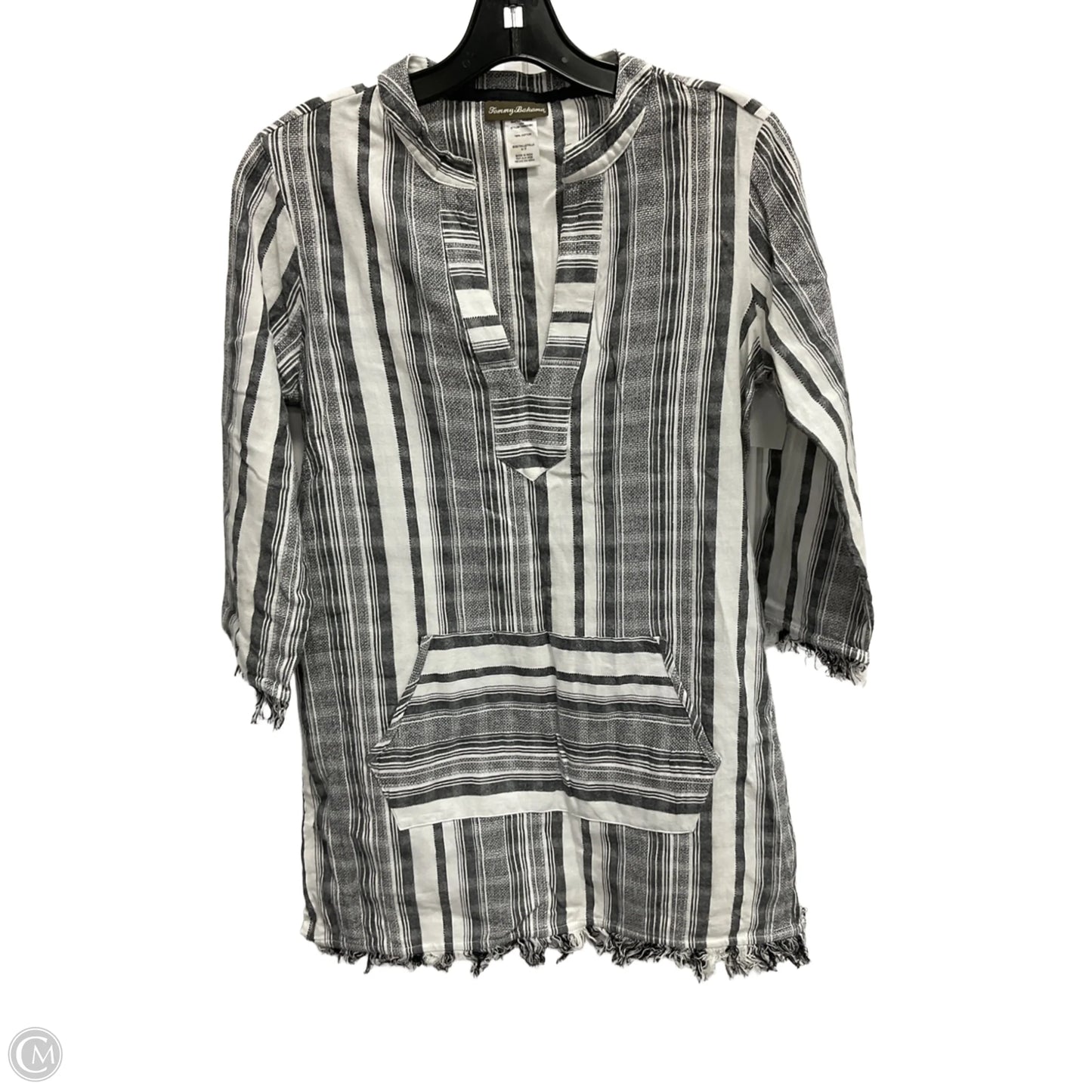 Tunic Long Sleeve By Tommy Bahama In Striped Pattern, Size: Sp