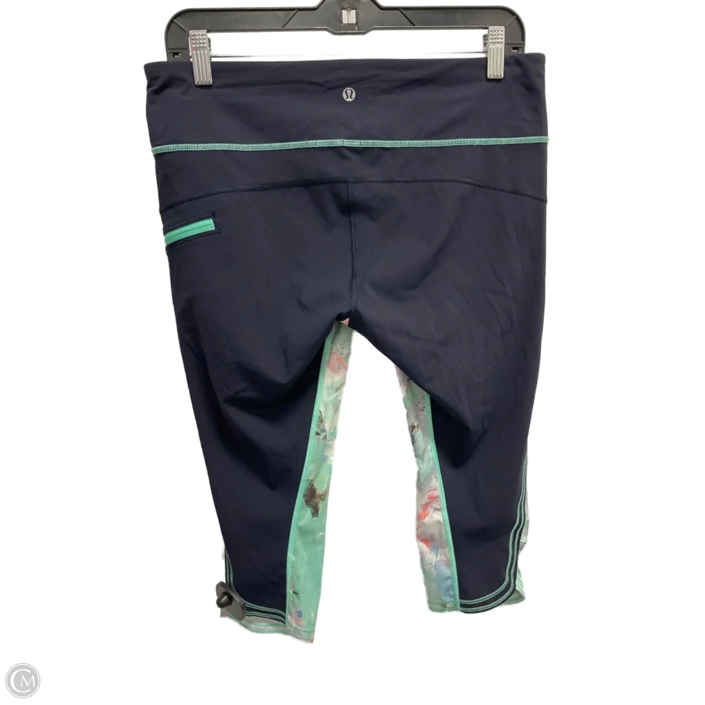 Athletic Leggings Capris By Lululemon In Multi-colored, Size: M