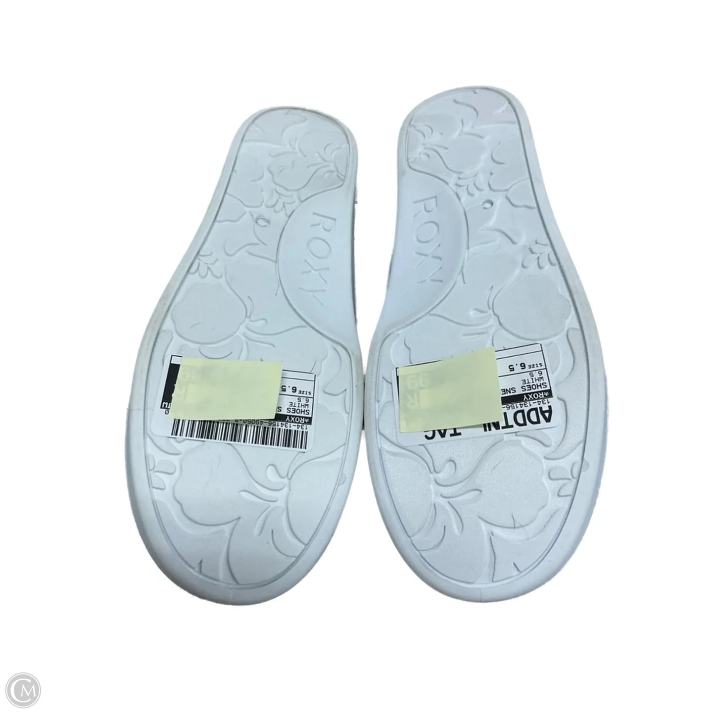 Shoes Sneakers By Roxy In White, Size: 6.5