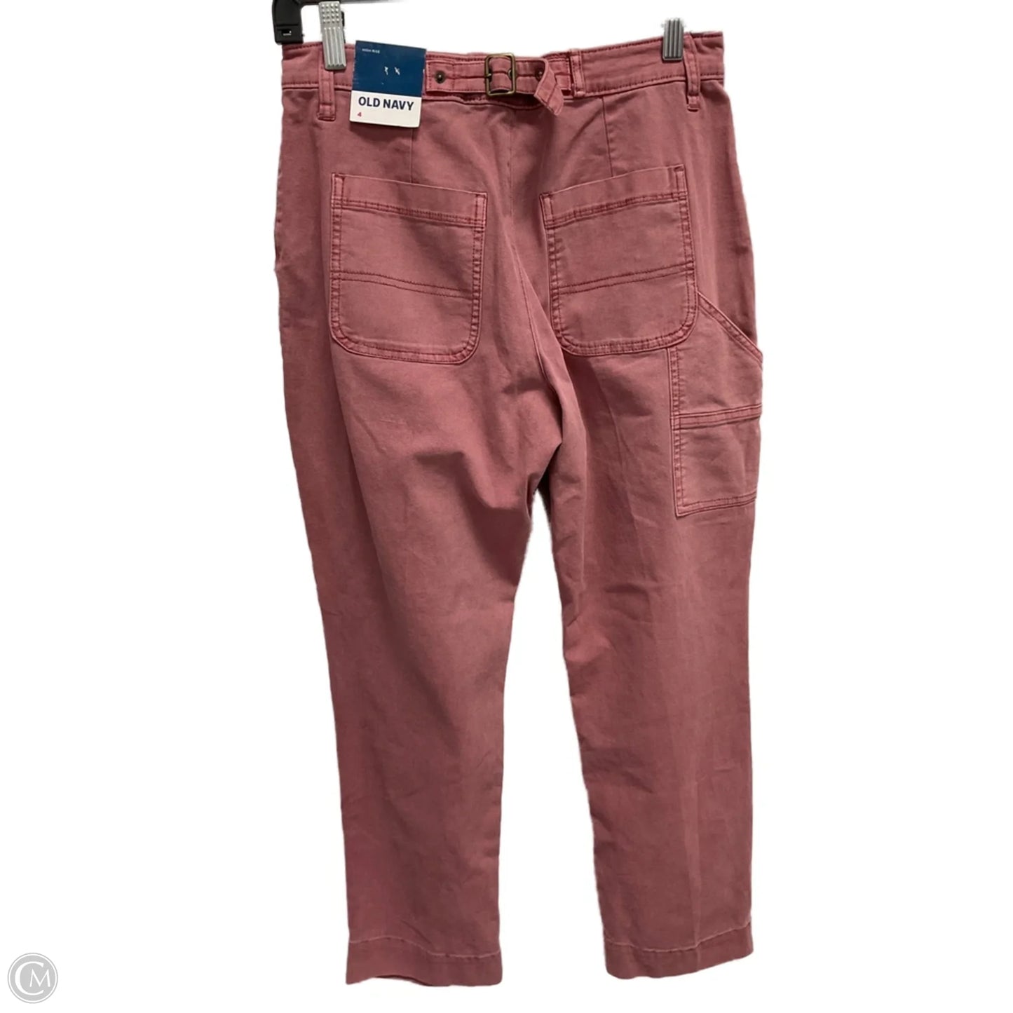 Jeans Straight By Old Navy In Red, Size: 4