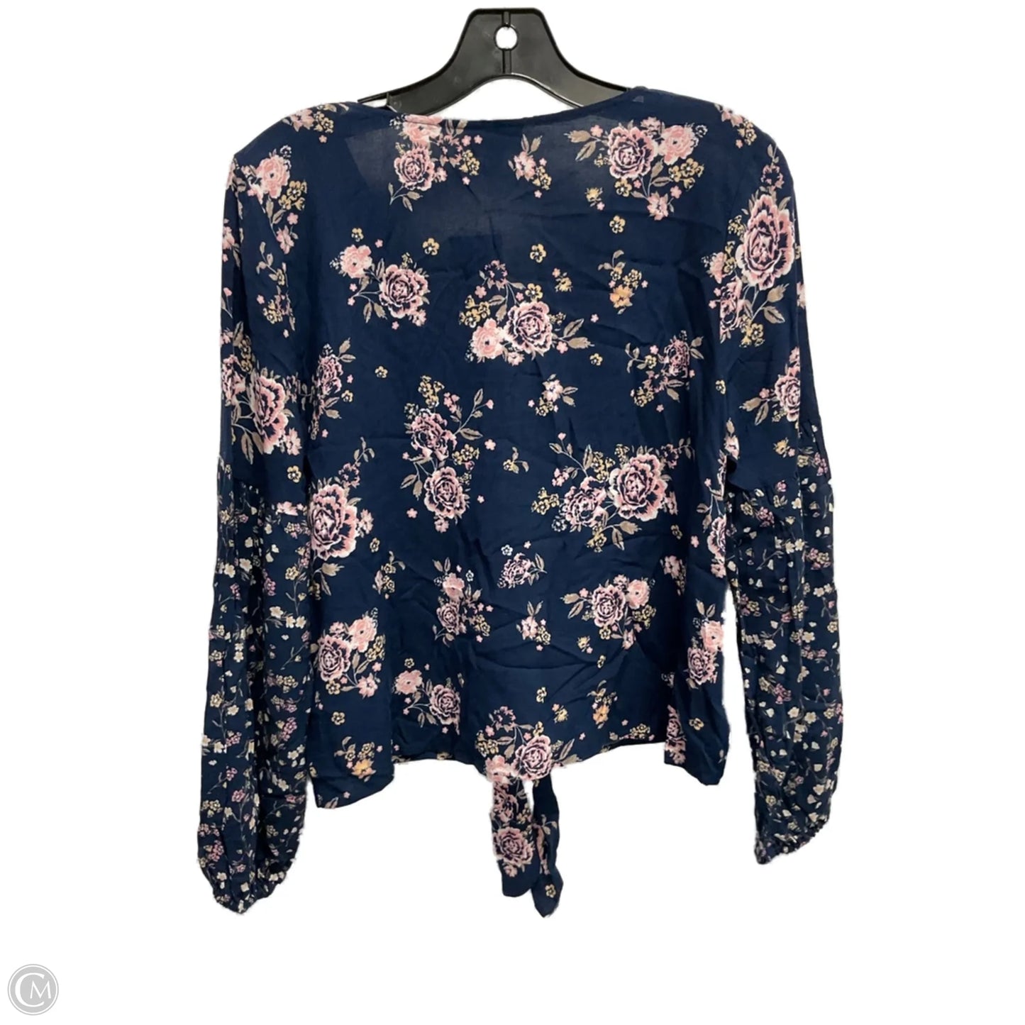 Top Long Sleeve By So In Floral Print, Size: M