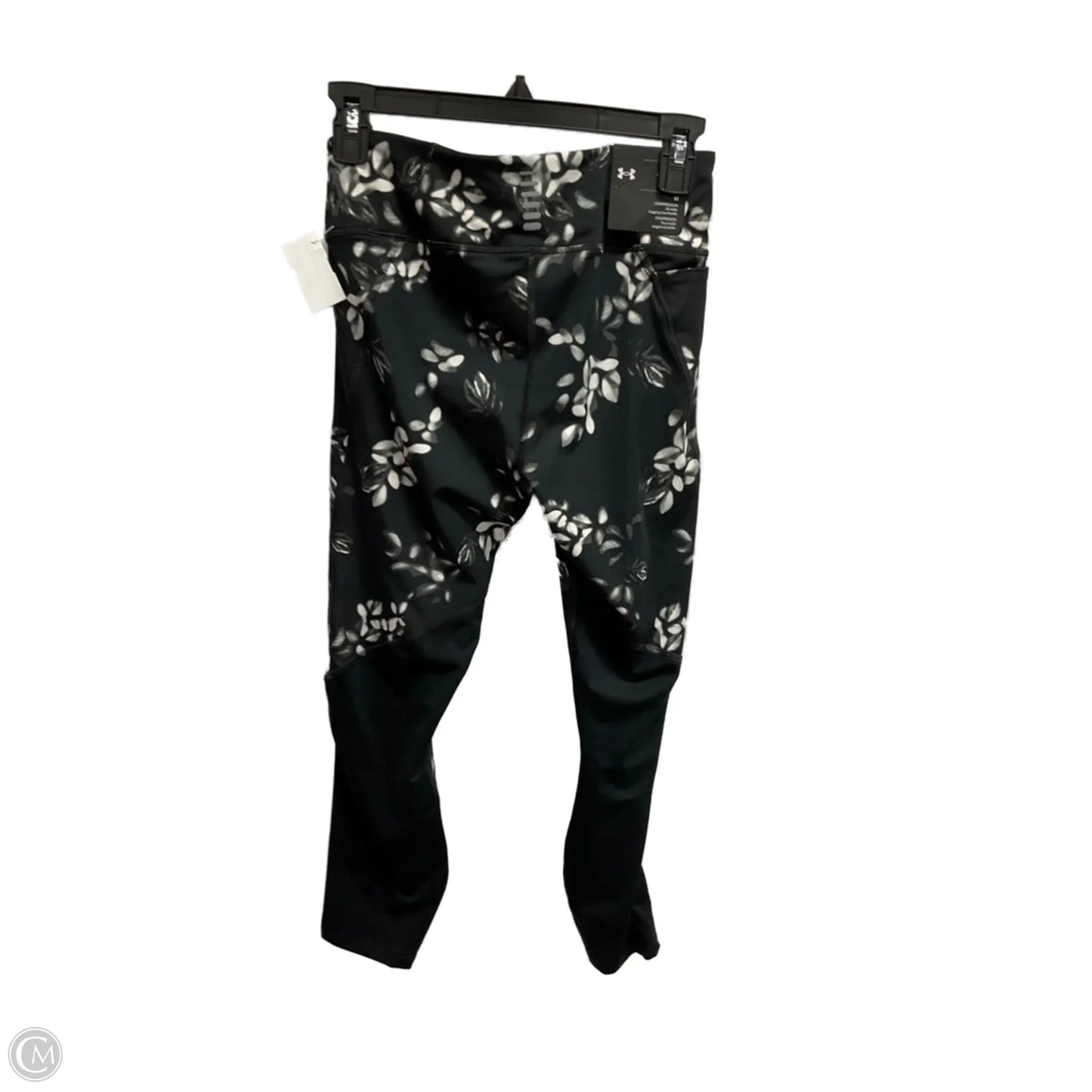 Athletic Leggings By Under Armour In Black, Size: M