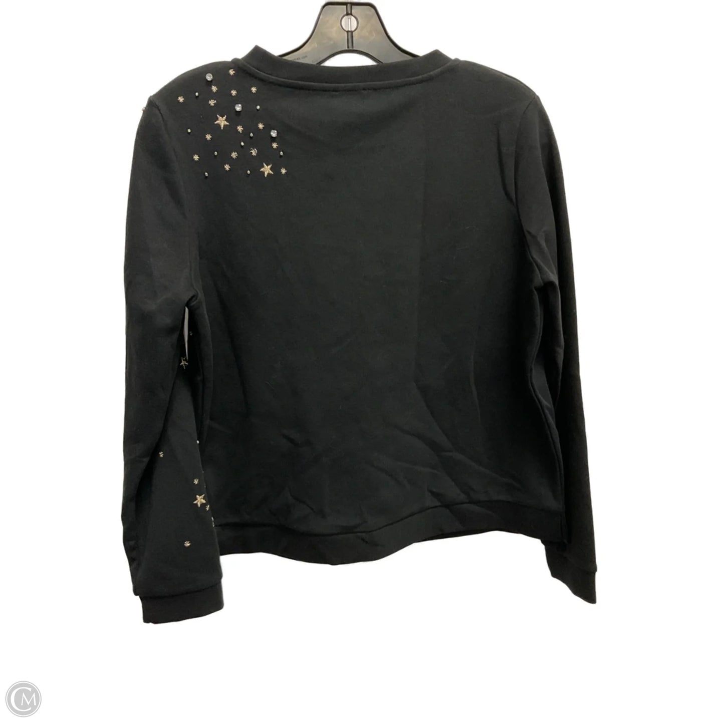 Sweatshirt Crewneck By Anthropologie In Black, Size: Xxs
