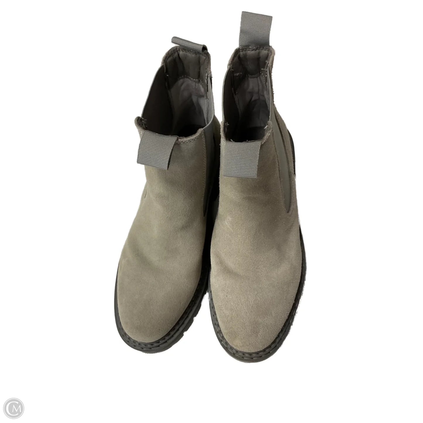 Boots Ankle Heels By Cushionaire In Grey, Size: 7.5