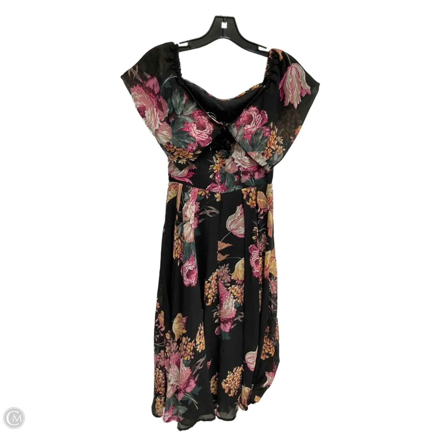 Dress Party Midi By Asos In Floral Print, Size: S