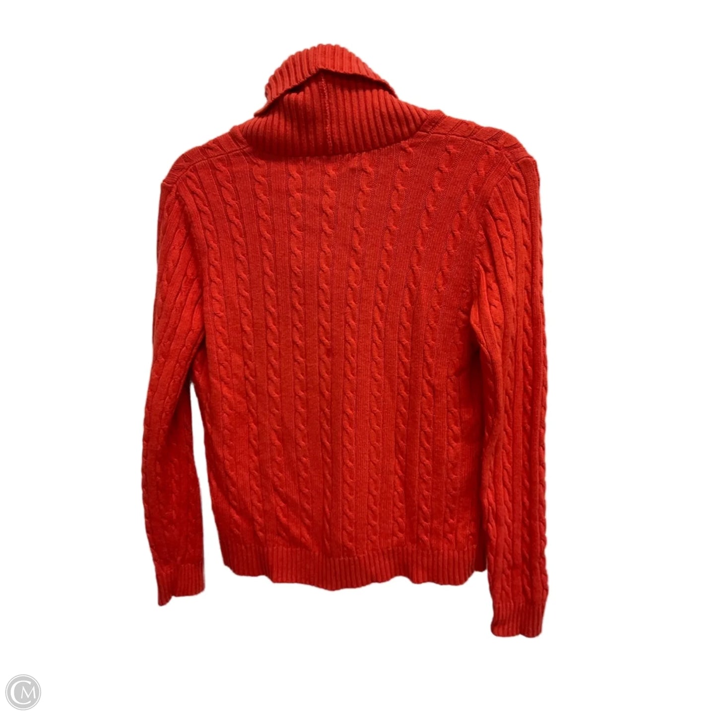 Sweater By Lauren By Ralph Lauren In Orange, Size: M