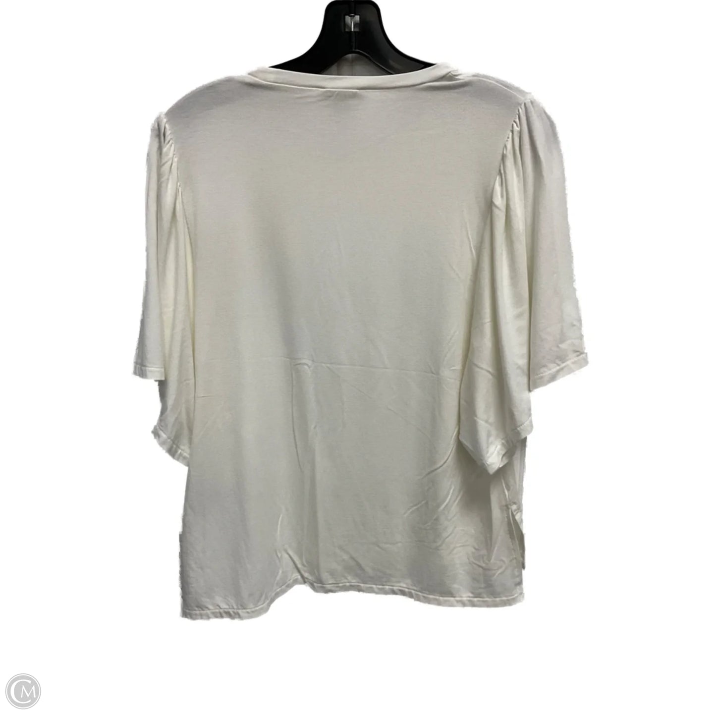Top Short Sleeve By Cmb In White, Size: Xs