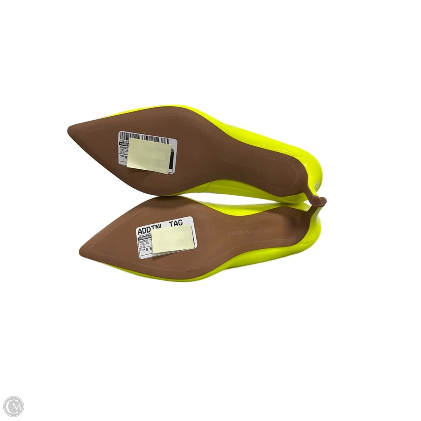 Shoes Heels Stiletto By Banana Republic In Yellow, Size: 9.5