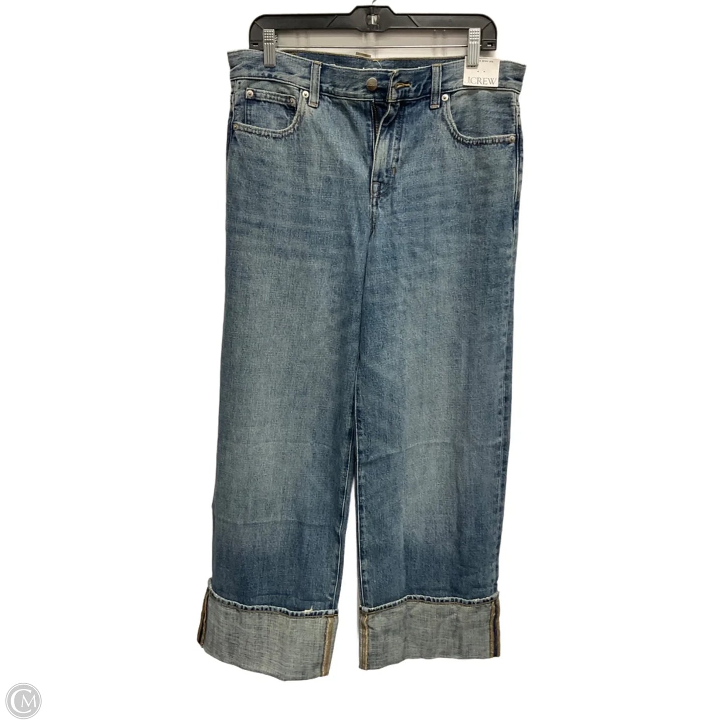Jeans Wide Leg By J. Crew In Blue, Size: 4