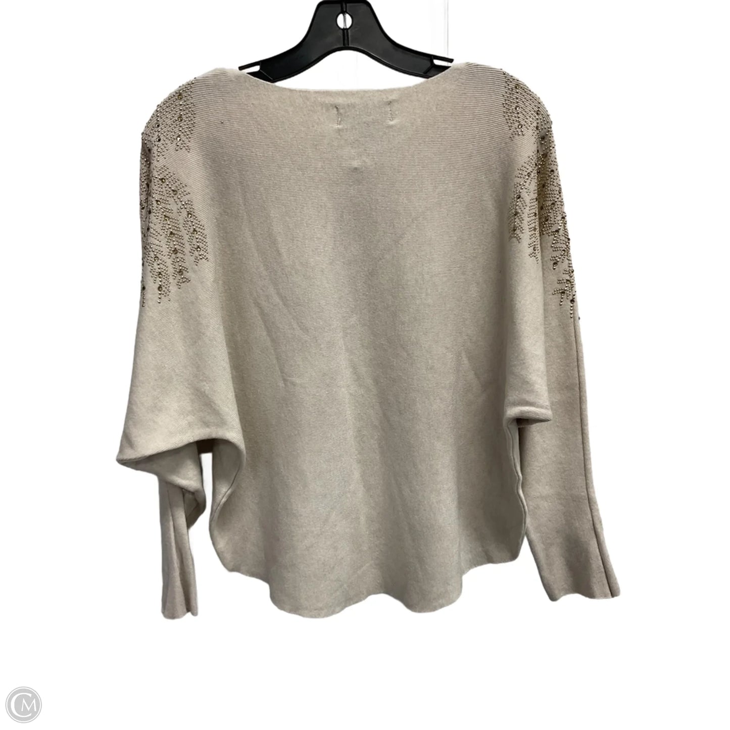 Sweater By Clothes Mentor In Tan, Size: L