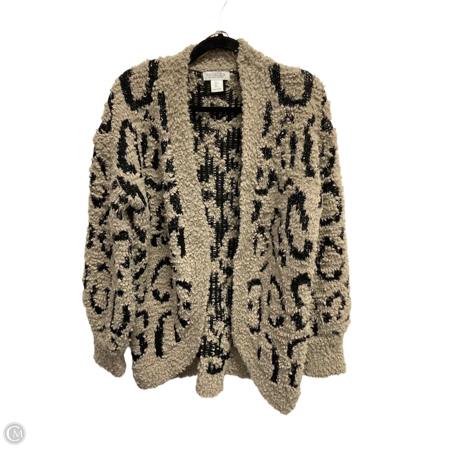 Cardigan By Rachel Zoe In Animal Print, Size: L
