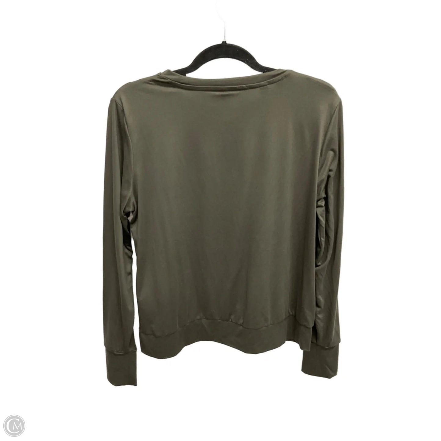 Top Long Sleeve By Lukka In Green, Size: M