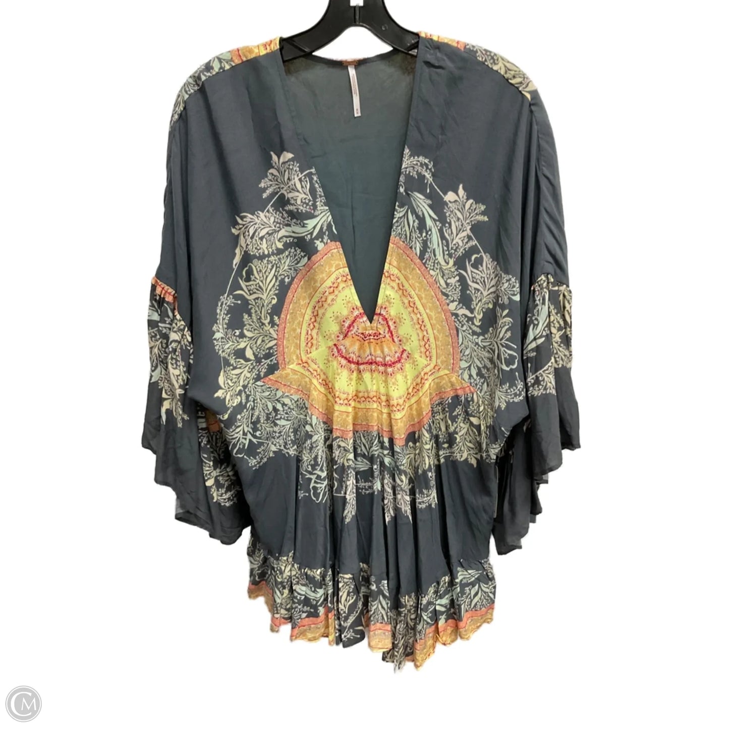 Top Long Sleeve By Free People In Multi-colored, Size: M