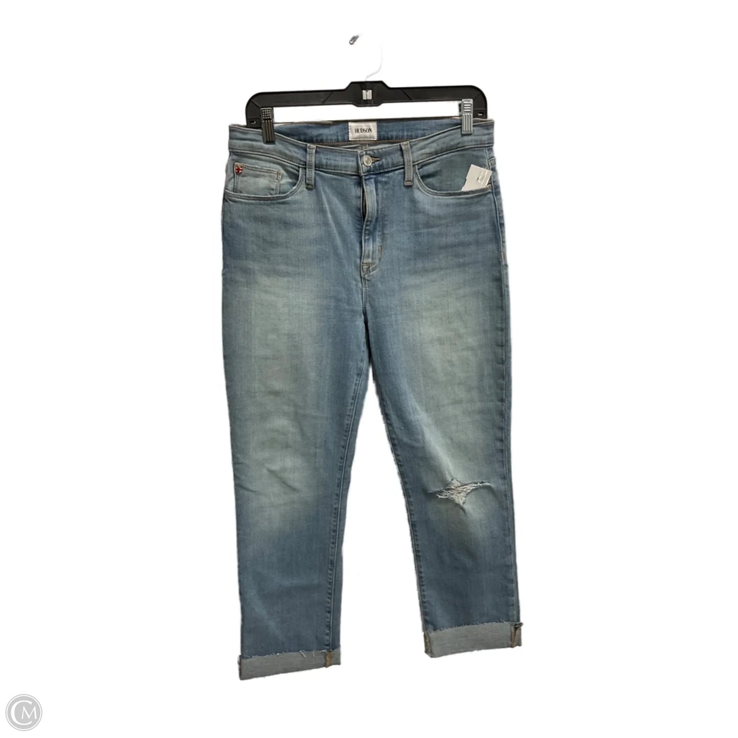 Jeans Cropped By Hudson In Blue, Size: 8