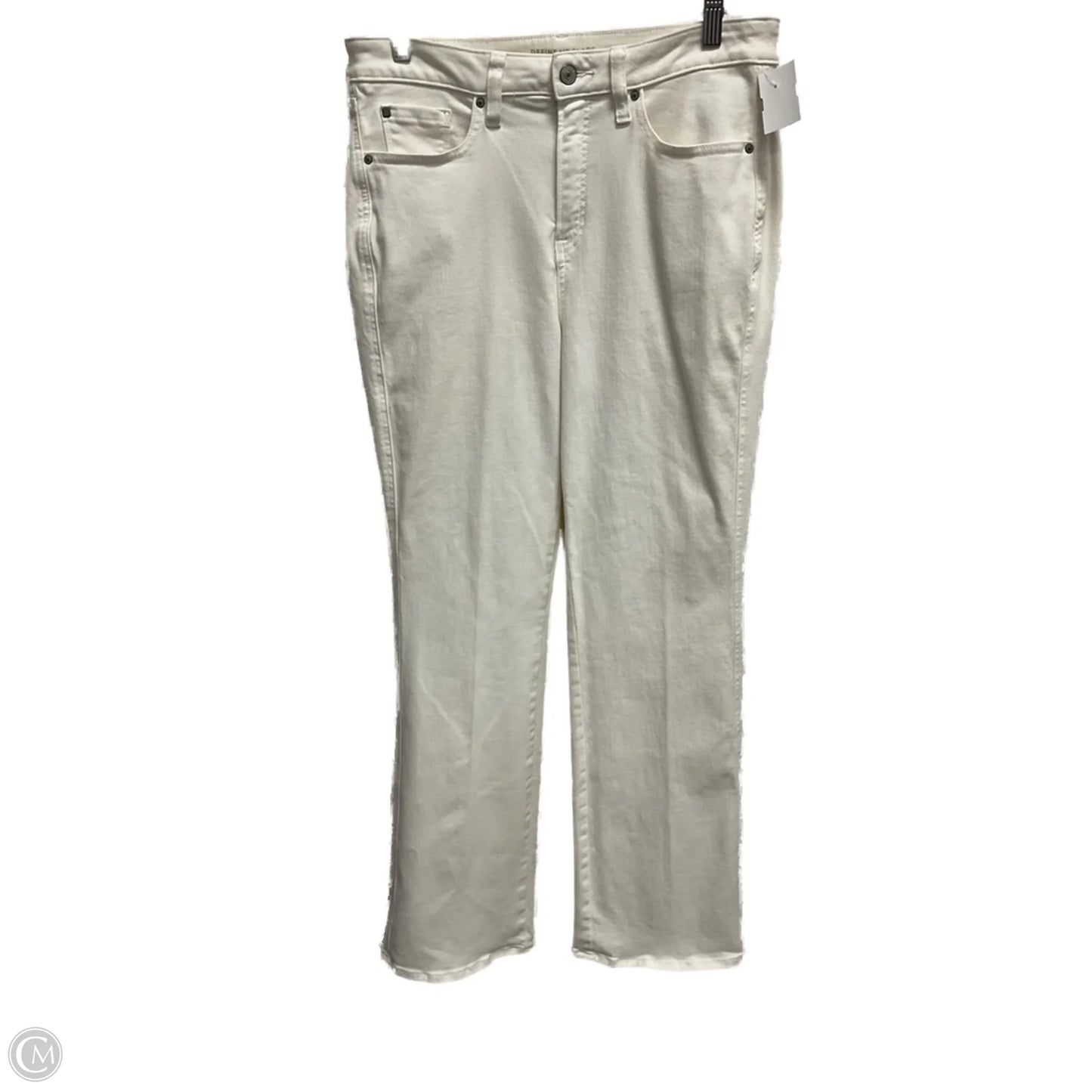 Jeans Flared By Chicos In White, Size: 8