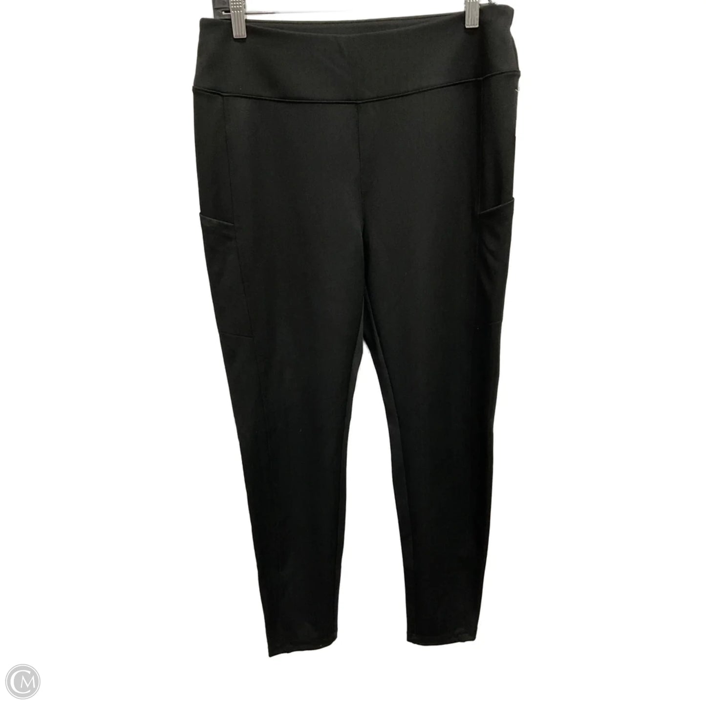 Athletic Leggings By Talbots In Black, Size: L