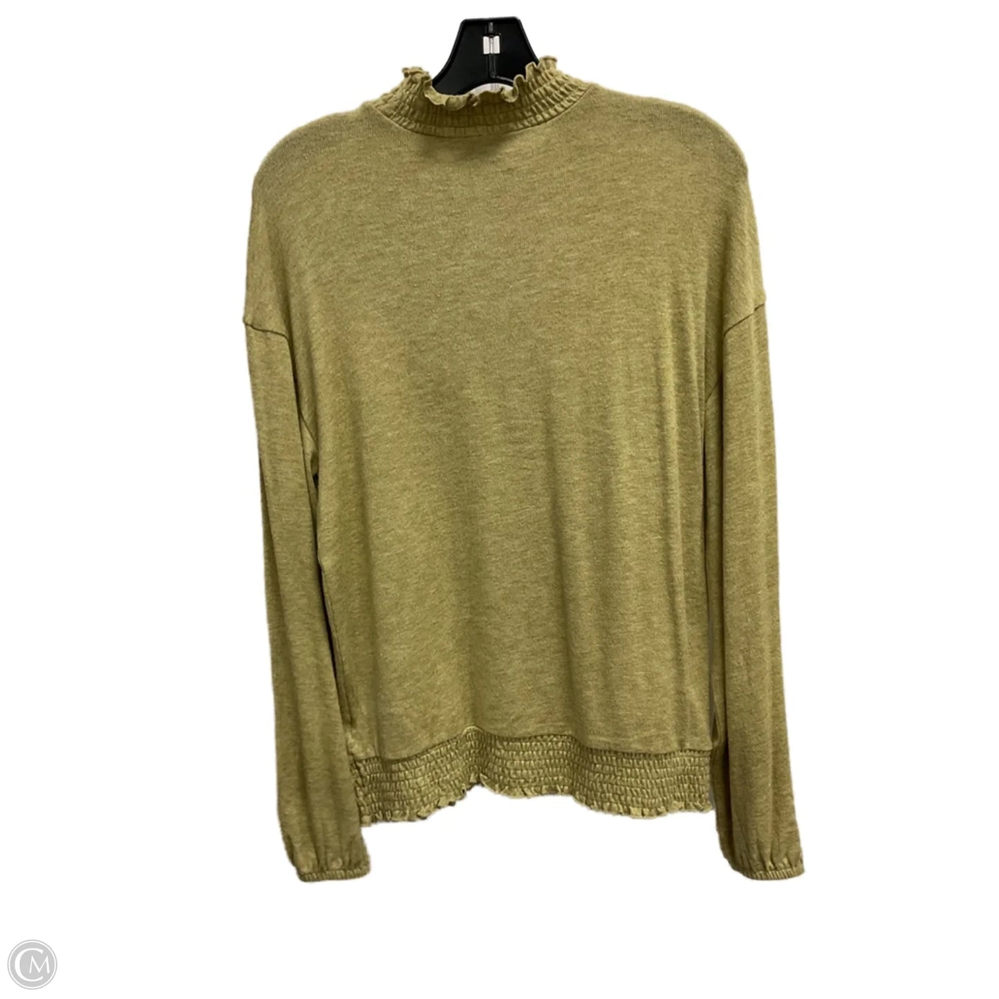Top Long Sleeve By A New Day In Green, Size: S